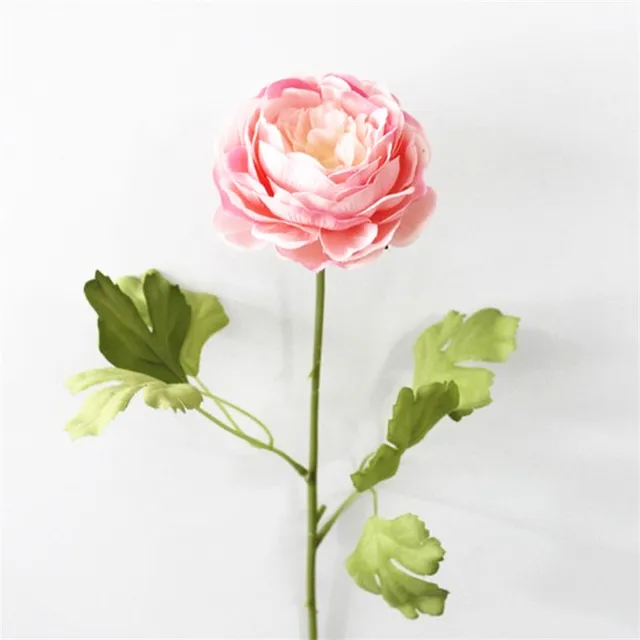 6pcs Light Pink Peony Artificial Flowers Bouquet Silk Rose Bridal 6pcs Light Pink Peony Artificial Flowers Bouquet Silk Rose Bridal Wedding Decoration Mariage Flower Home Ac