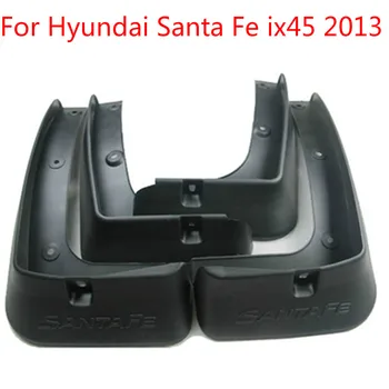 

Soft plastic Mud Flaps Splash Guard For Hyundai Santa Fe ix45 2013 Car-styling