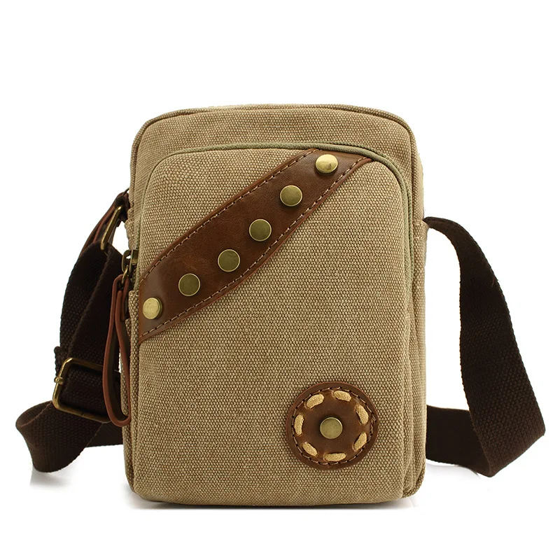 Vintage Canvas Men's Crossbody Over Shoulder Messenger Bags Handbag ...