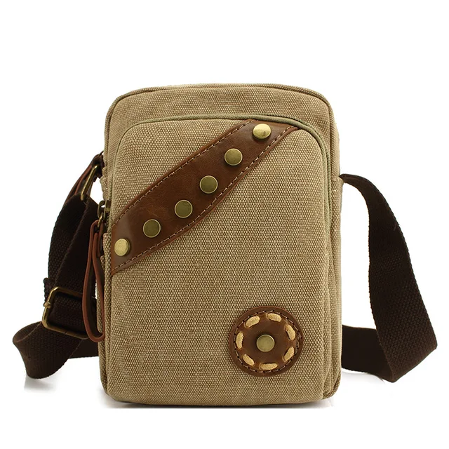 Vintage Canvas Men's Crossbody Over Shoulder Messenger Bags Handbag