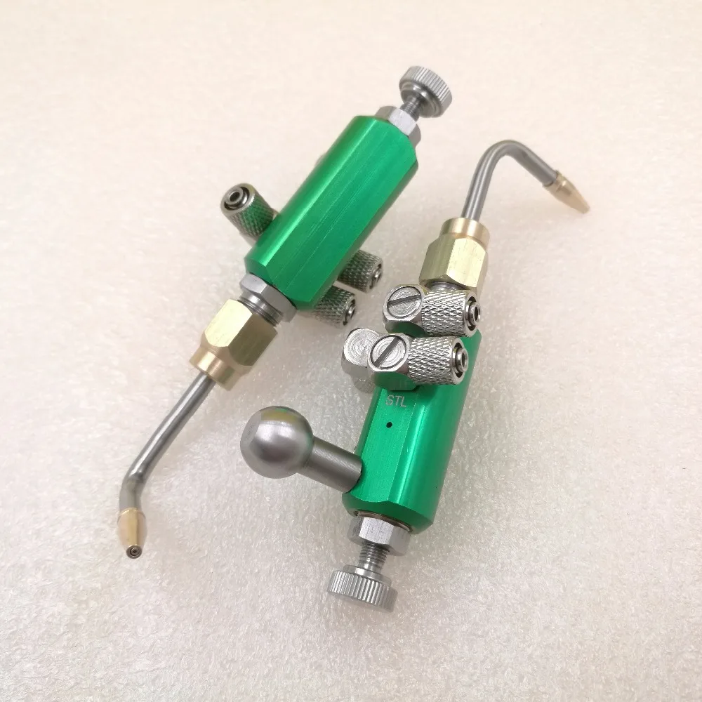 Air atomizing nozzle,adjustable drip free air atomizing spray nozzle