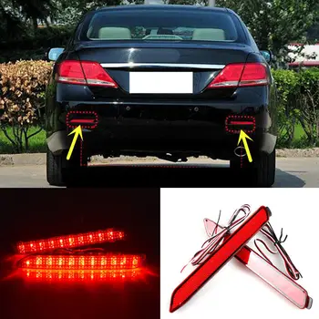 

2pcs 39 LED Turn Signal DRL for TOYATA Camry 2006-2014 For Matrix Base L 2009-2012,3 In 1 Rear Bumper Brake Light with 4 lines