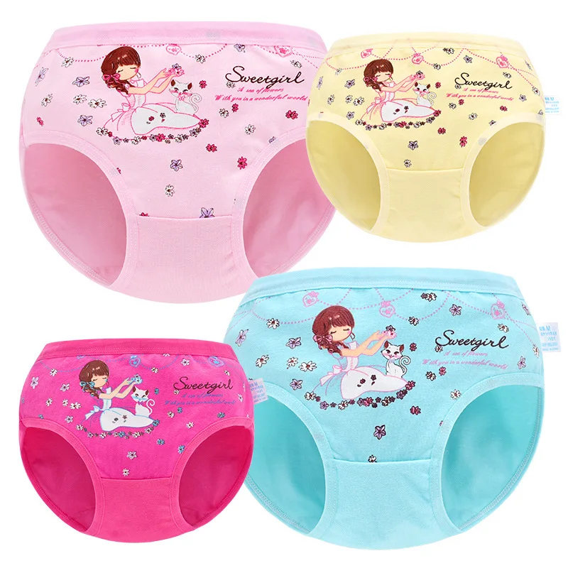 Girls Panties Briefs Baby Panties Toddler Cartoon Princess Cotton Panty 1-9Y Girl Underwear Kids Baby Accessories Child Panties