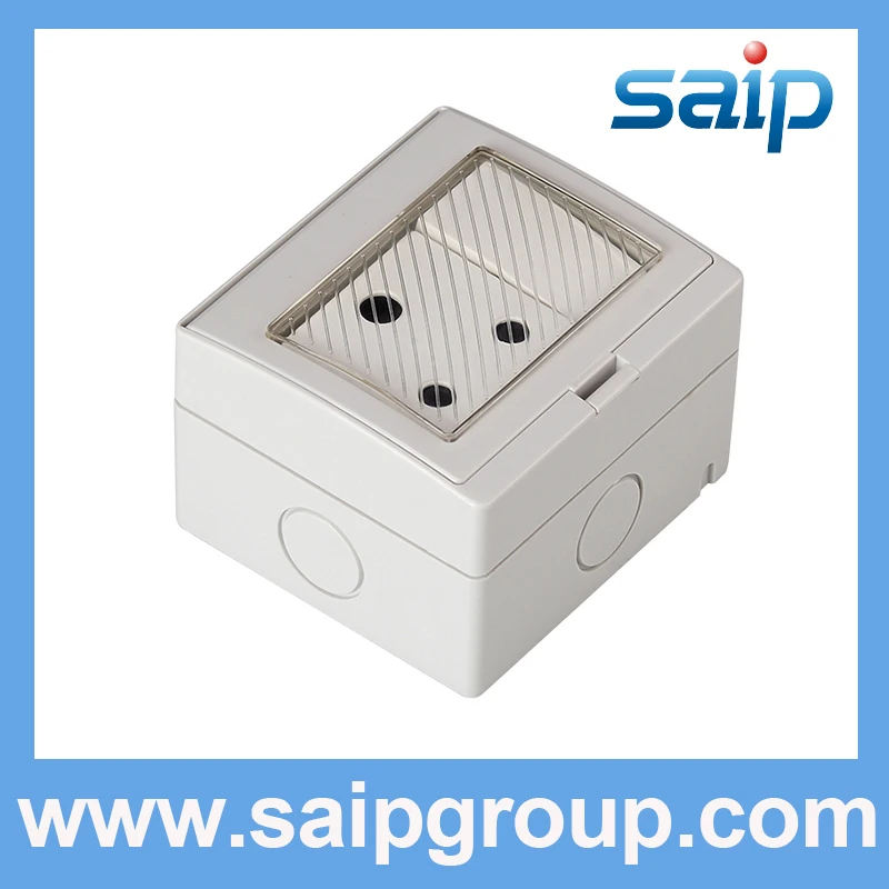 

Waterproof one-position switch with one South African style socket SP-SAS
