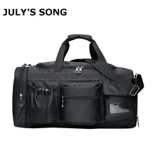 Новая дорожная сумка большой емкости мужские ручные багажные дорожные сумки нейлоновые сумки для выходных многофункциональные дорожные сумки