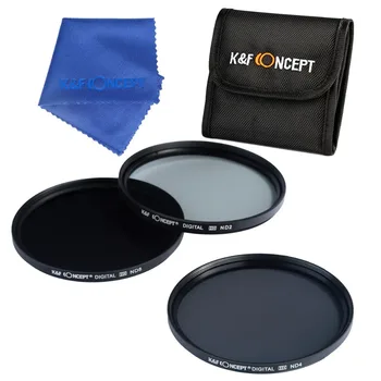 

40.5mm ND2 ND4 ND8 Neutral Density ND Lens Filter Kit For Samsung NX1100 NX2000 forCanon 700D 1100D 1200D 600D 400D T3i T2i T4i