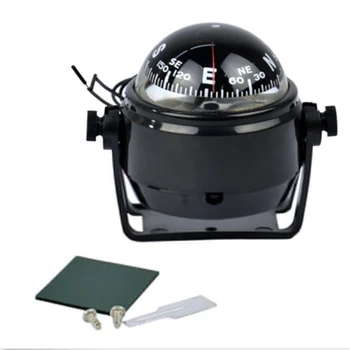 

Boat Car Digita Compass with LED Light Marine Nautical Compass Accessories New