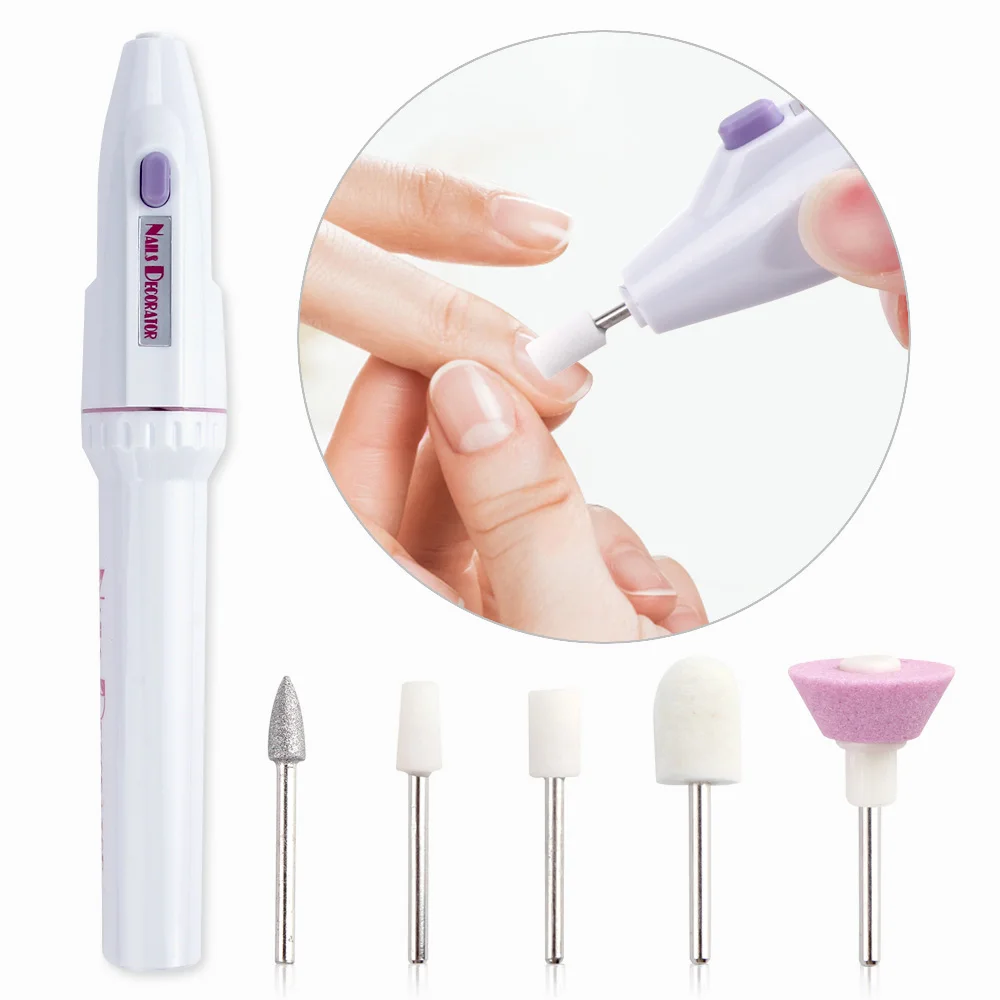 

Electric Manicure Drill Machine Accessory Mini Nail Drill Machine For Manicure Pedicure Gel Polish File Buffer Nail Art Tools