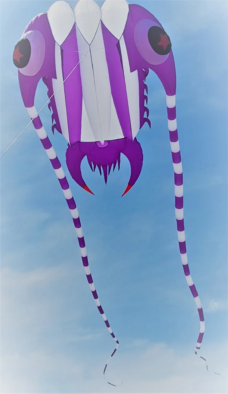 Trilobite beach soft cometas chinas cerf volant single line kites flying vlieger large inflatable kites ripstop nylon aquiloni