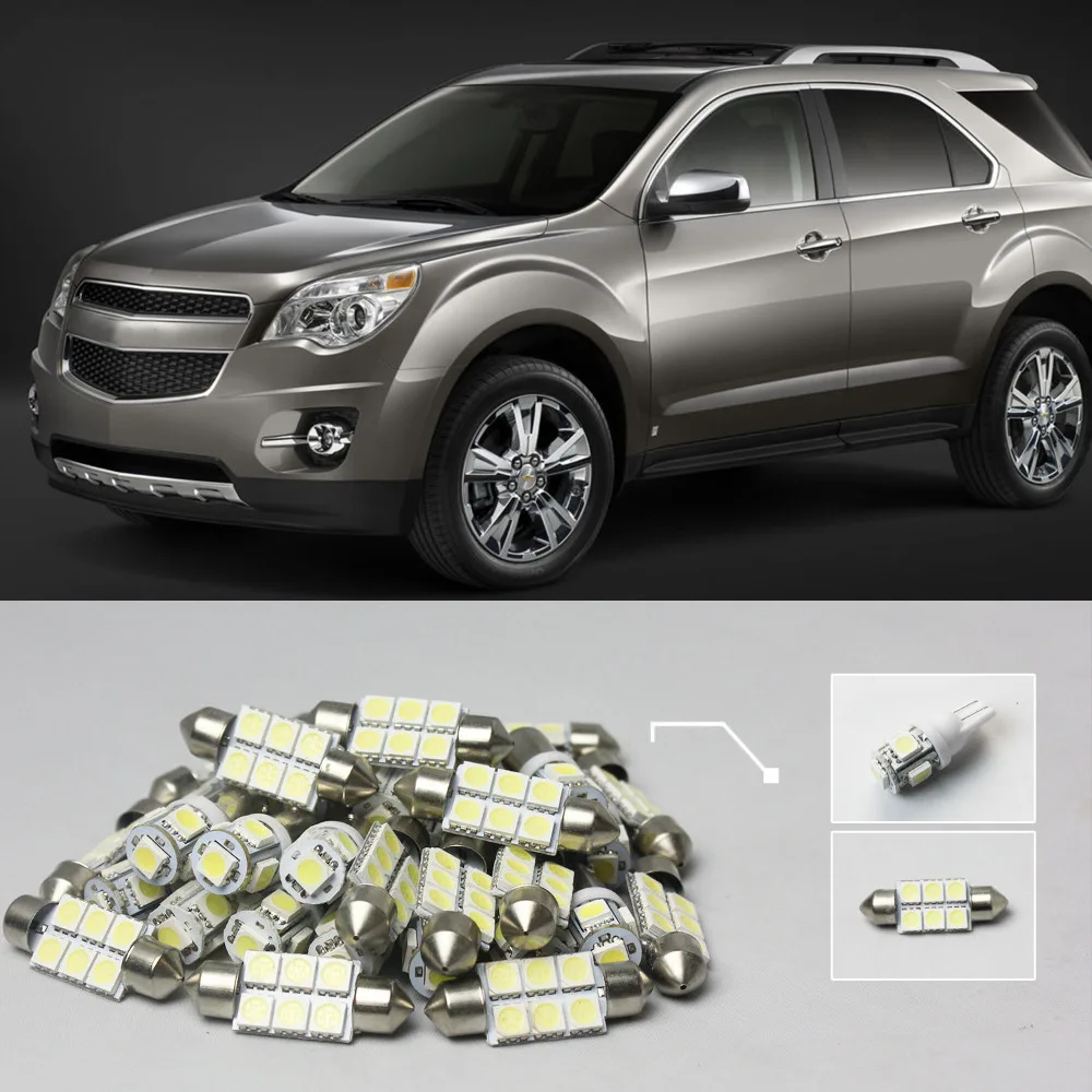 Free Shipping!! 9x White LED Lights Interior Dome Map Reading License