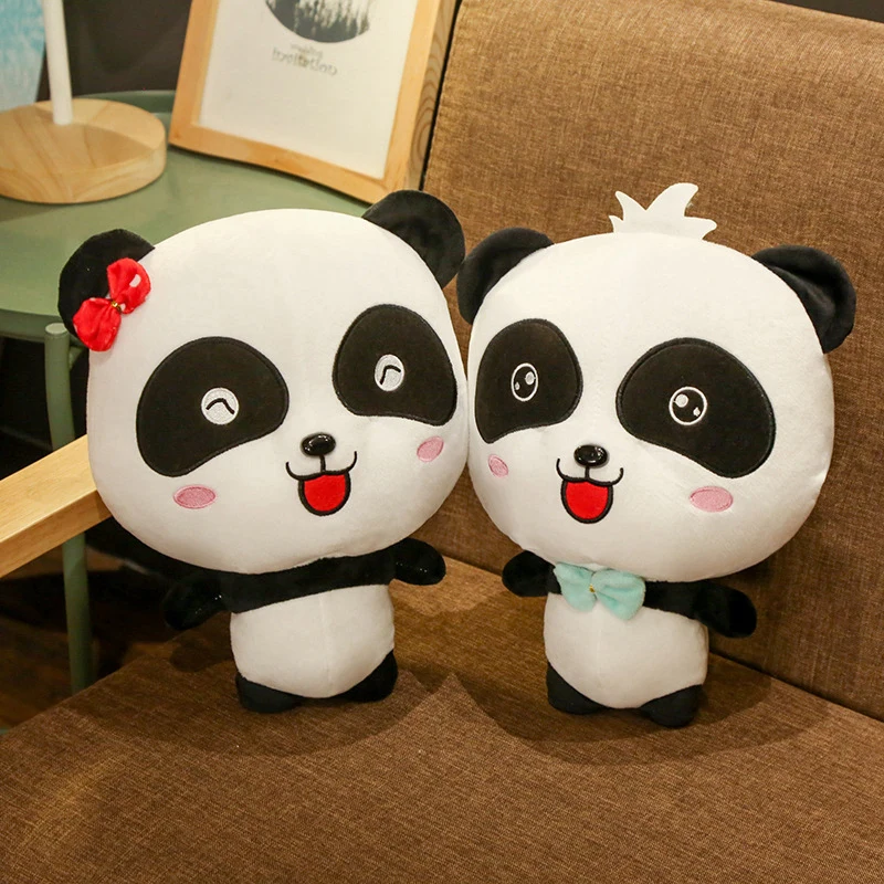 35cm Cute Couple Panda Plush Toys Hobbies Cartoon Panda Stuffed Toy Dolls For Children Boys Baby Girl Birthday Christmas Gift 35cm Cute Couple Panda Plush Toys Hobbies Cartoon Panda Stuffed Toy Dolls For Children Boys Baby Girl Birthday Christmas Gift