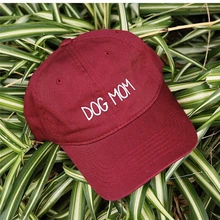 Новинка, Регулируемая Кепка для гольфа с вышивкой в виде собаки и мамы, хлопковая бейсболка, одноцветная Бейсболка унисекс, хип-хоп кепка, бейсболка