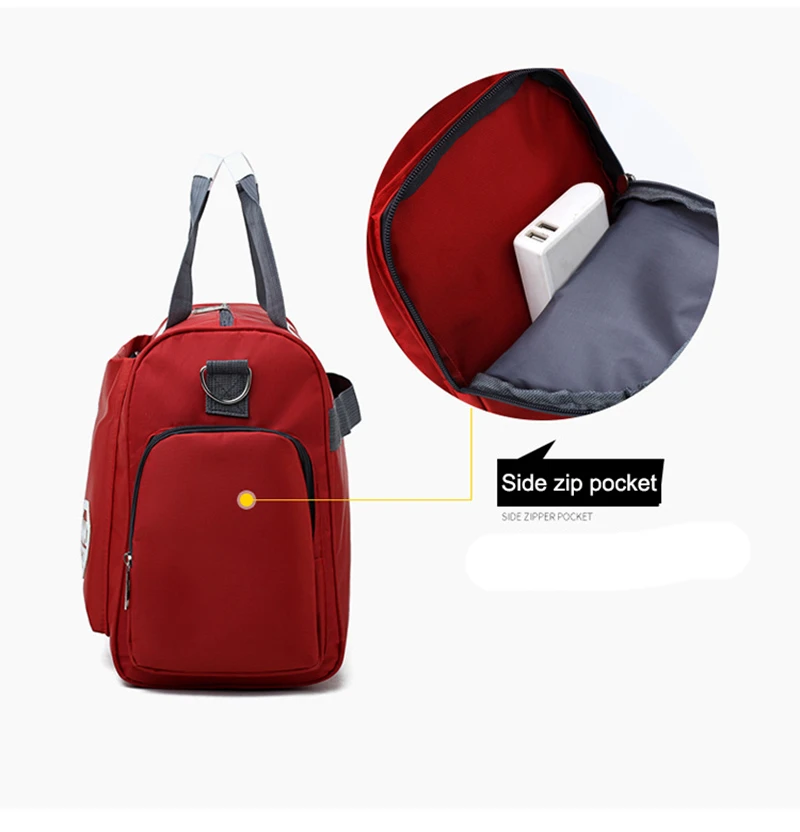 Stylish Outdoor Waterproof Nylon Sports Gym Bags Men Women Girls Training Fitness Travel Handbag Yoga Mat Bag Sac Sport (33)