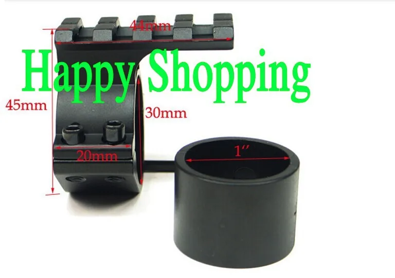 

Barrel Mount 1'' 25.4mm/30mm Ring 20mm weaver Picatinny rail Adapter For Rifle Scope free shipping