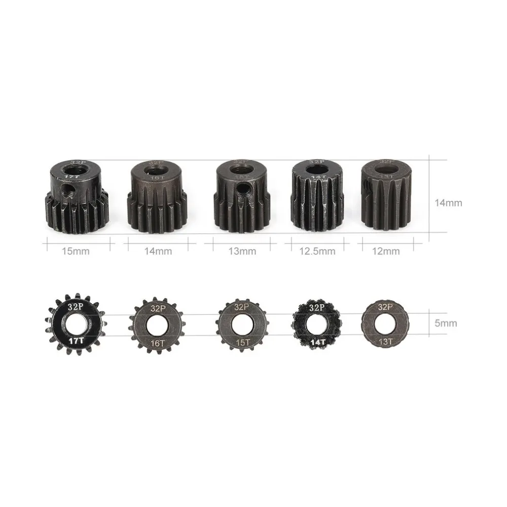 JMT 32DP 5mm 13T 16T 17T 20T 21T Pinion Motor Gear Set for 1/8 RC Car Truck JMT 32DP 5mm 13T 16T 17T 20T 21T Pinion Motor Gear Set for 1/8 RC Car Truck