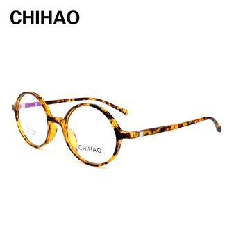 

CHIHAO High Quality Glasses Men Retro Vintage Anti Blue Ray Prescription Glasses multi-focal Optical Spectacle Frame Round 17025