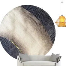 INS Nordic искусство круглый ковер компьютерный стул круглый коврик Диванный кофейный столик коврик современные коврики и ковры для дома Гостиная