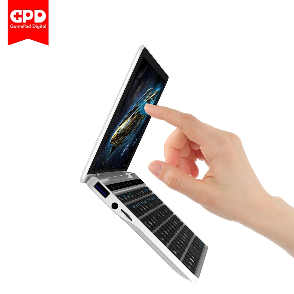 GPD Pocket 2 Pocket2 ноутбук 8 Гб 256 ГБ 7 дюймов сенсорный экран Windows 10 Мини ПК карманный ноутбук процессор Intel Celeron 3965Y