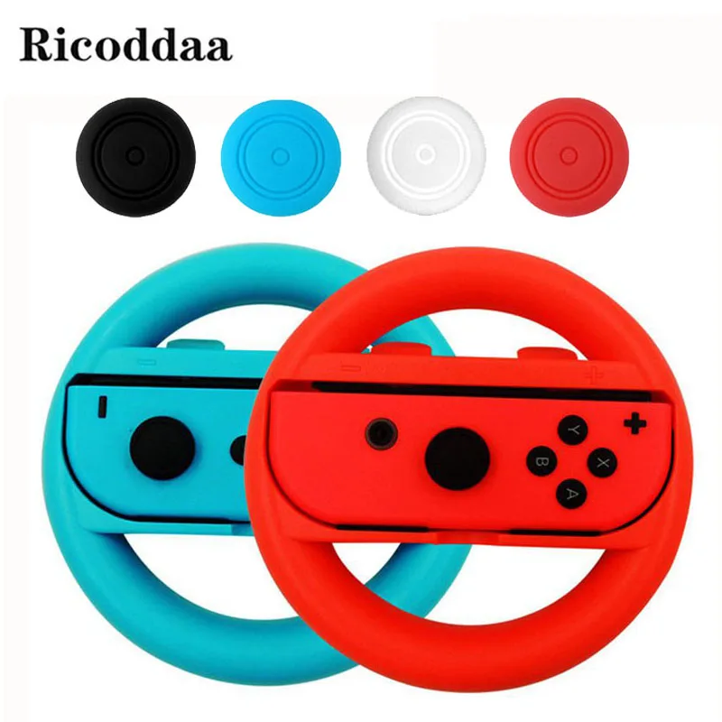 

For Nintend Switch ABS Steering Wheel Handle Stand Holder Left Right Joy-Con Joycon For Nintend Switch NS NX Controller Wheels