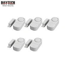 DAYTECH датчик двери окна Беспроводной Автономный магнитный детектор вход охранной сигнализации пакет из 5 шт