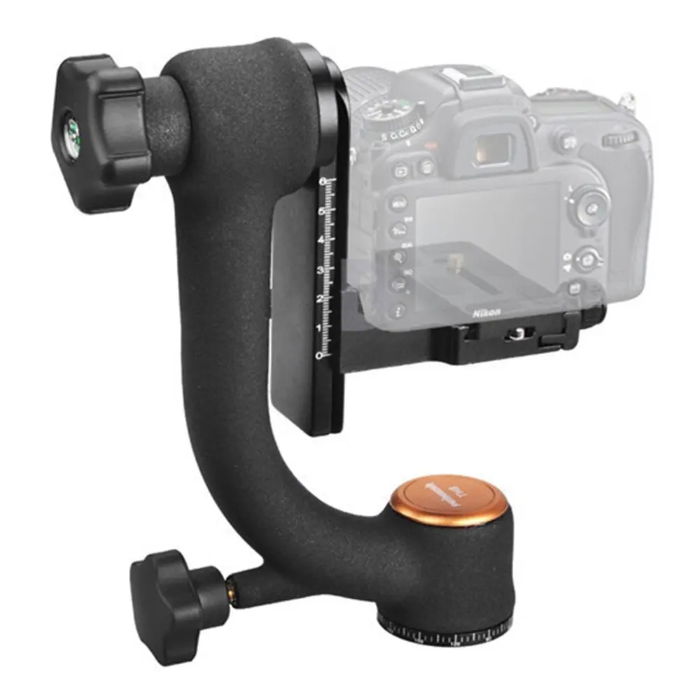 

360 Swivel Panoramic Gimbal Clamp Tripod ball head Quick Release Plate Bracket for Canon Nikon pentax Sony DSLR dv