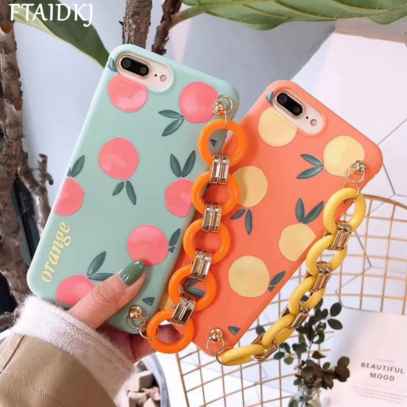 Модный чехол для iPhone 6 S 7 8 Plus X XR XS Max карамельный цвет мягкий из ТПУ |