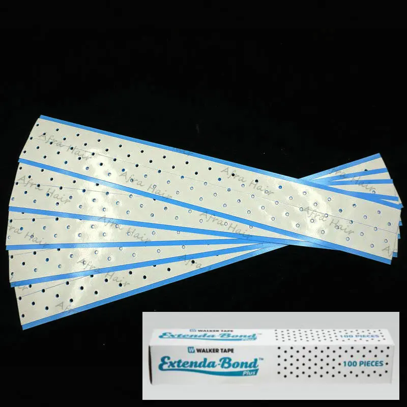 

100pcs/lot Walker Tape Extenda Bond Plus Hold Lace Wigs Hair Extensions Glue Double Side Adhesive T011