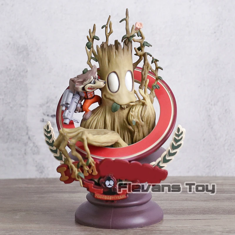 

Guardians of The Galaxy Tree Man Superlog Ver. PVC Figure Q Version Statue Toy Collection Model Figurine