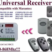 5 шт. приемник совместим с marantec 433,92 мГц-868,3 мГц D302, D304, d312, d323