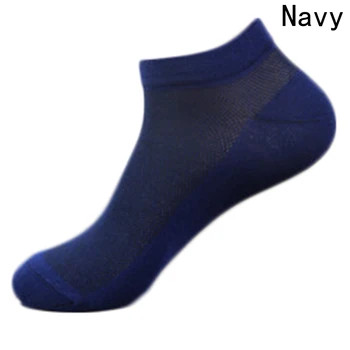 

BUBABOX 1 Pair Solid Mesh Men's Socks Invisible Ankle Socks Men Summer Breathable Thin Boat Socks Average Size cheap price