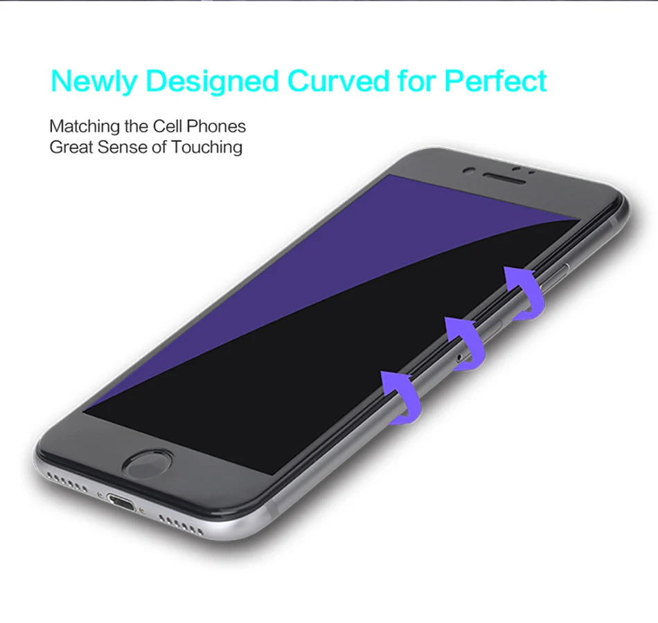 Oppselve матовый протектор экрана для iPhone 8 7 Plus закаленное стекло 3D анти синий мягкий край Защитная пленка для iPhone X