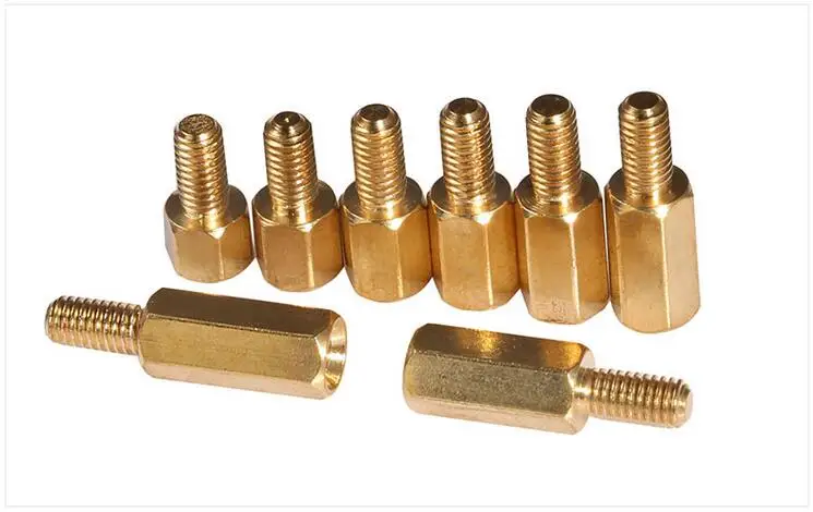 peças, 3mm, rosca m3, espaçador de latão,