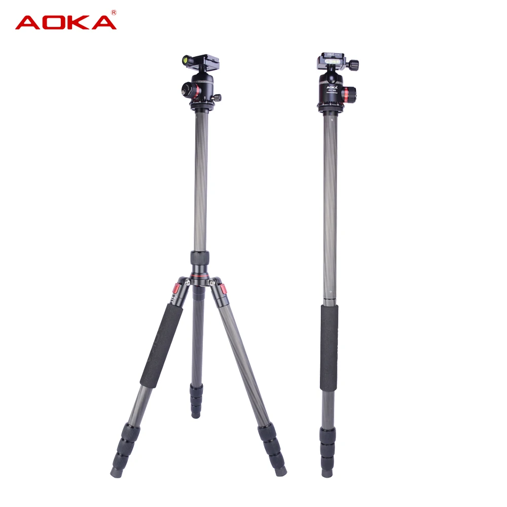 AOKA KR284C Профессиональный дорожный штатив для камеры SLR DSLR Canon Nikon Sony Digital Video gopoor Action