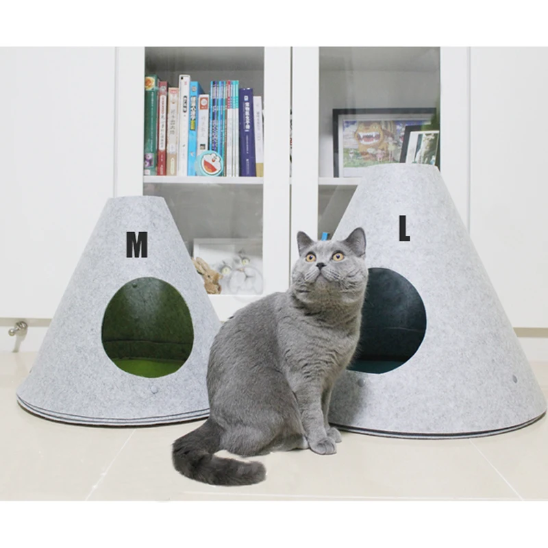 APAULAPET Cat играть дома чувствовал ПЭТ кровать детская площадка с Кошкин дом игрушка для кошки Забавные игрушки кровать