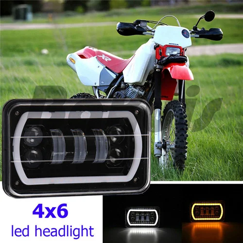 1 шт. 4x6 &quotСветодиодный точечный лампы фар для Honda XR250 XR400 XR650 Suzuki DRZ|Фара авто в