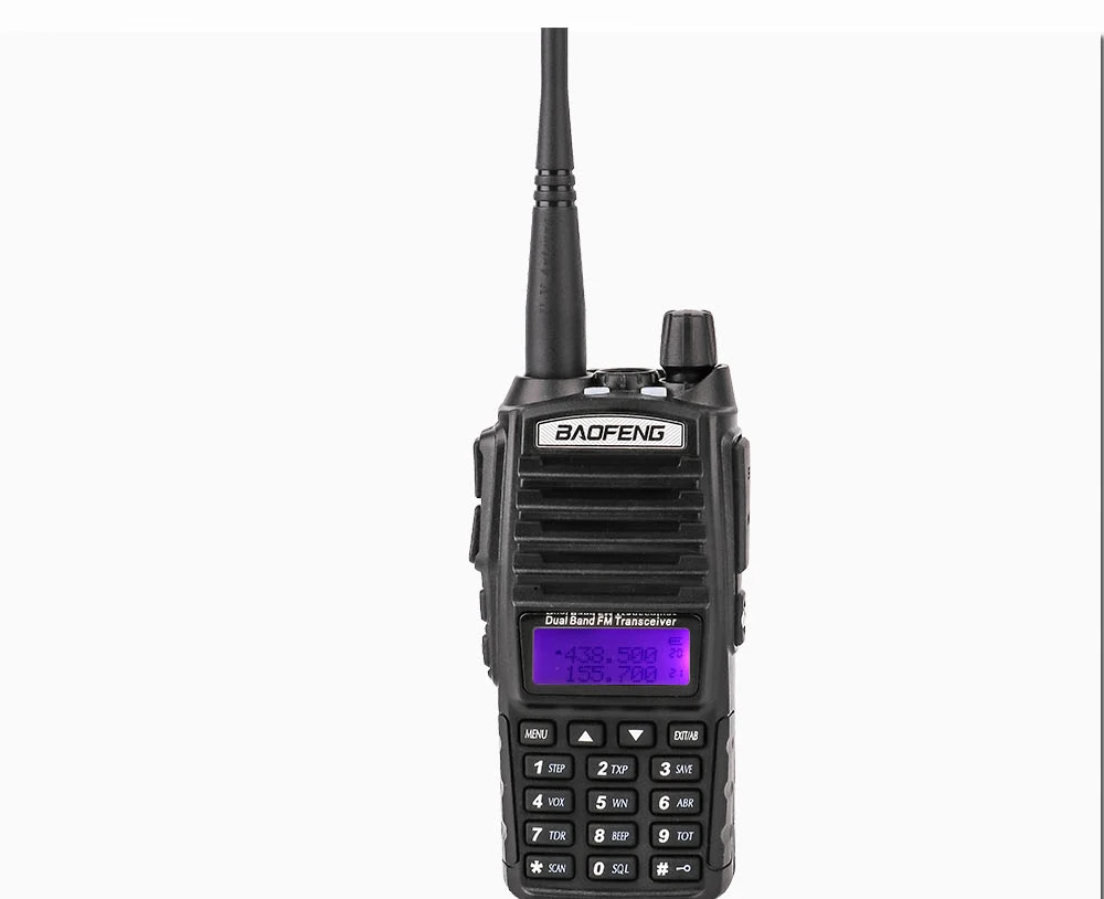 2 шт. портативная рация пара UV 82 двухдиапазонный UHF VHF портативный радио сканер для 2 двухсторонний радиоприемопередатчик Baofeng UV-82 Ham радио