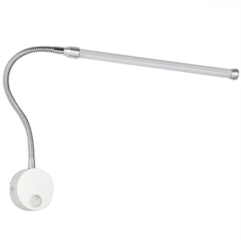 

Led Wall Lamp With Knob Switch Modern Bedroom Bedside Reading Lamp 360 Degree Angle Adjustable