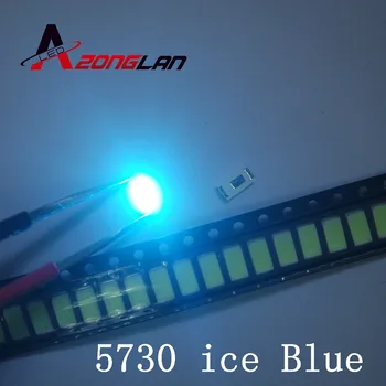 

500pcs 5730 diode Ice blue SMD LED 5630 Light emitting Diode Factory direct sale PLCC-2 5730 SMD/SMT Blue led