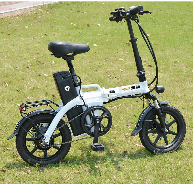 Daibot складной E скутер двухколесный Электрический велосипед 14 дюймов 48 в 300 Вт 80 км мини портативный складной электрический велосипед для взрослых женщин