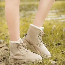 Warm font b boots b font shoes woman mujer women snow bota feminina outono inverno chuteira