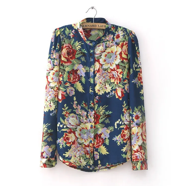 Long Sleeve Blouses White Pink Tops 