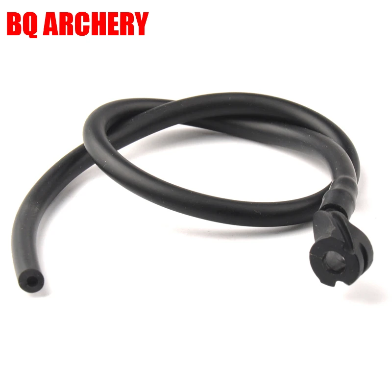 

1pcs Archery Peep Sight with Silicone Rubber Tube 1/8'' 3/16''size of The Openings To Connect Compound Bow Hunting Accessories