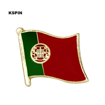 Национальный флаг металлические значки для рюкзаков значки военный значок Кепка/брошь «шляпа» ювелирные изделия - Цвет: KS-0146