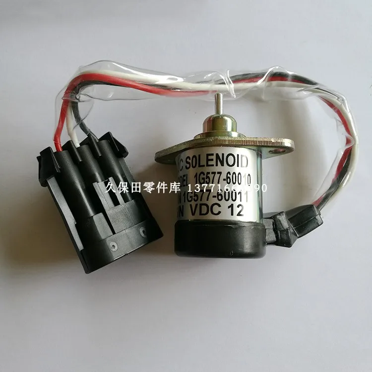 Двигатель электромагнитный клапан пламени для Kubota V3300 V3800 1G577-60010 и поплавок применяются 6689034