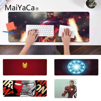 

MaiYaCa New Designs Iron Man Beautiful Anime Mouse Mat Rubber Mouse Durable Desktop Mousepad