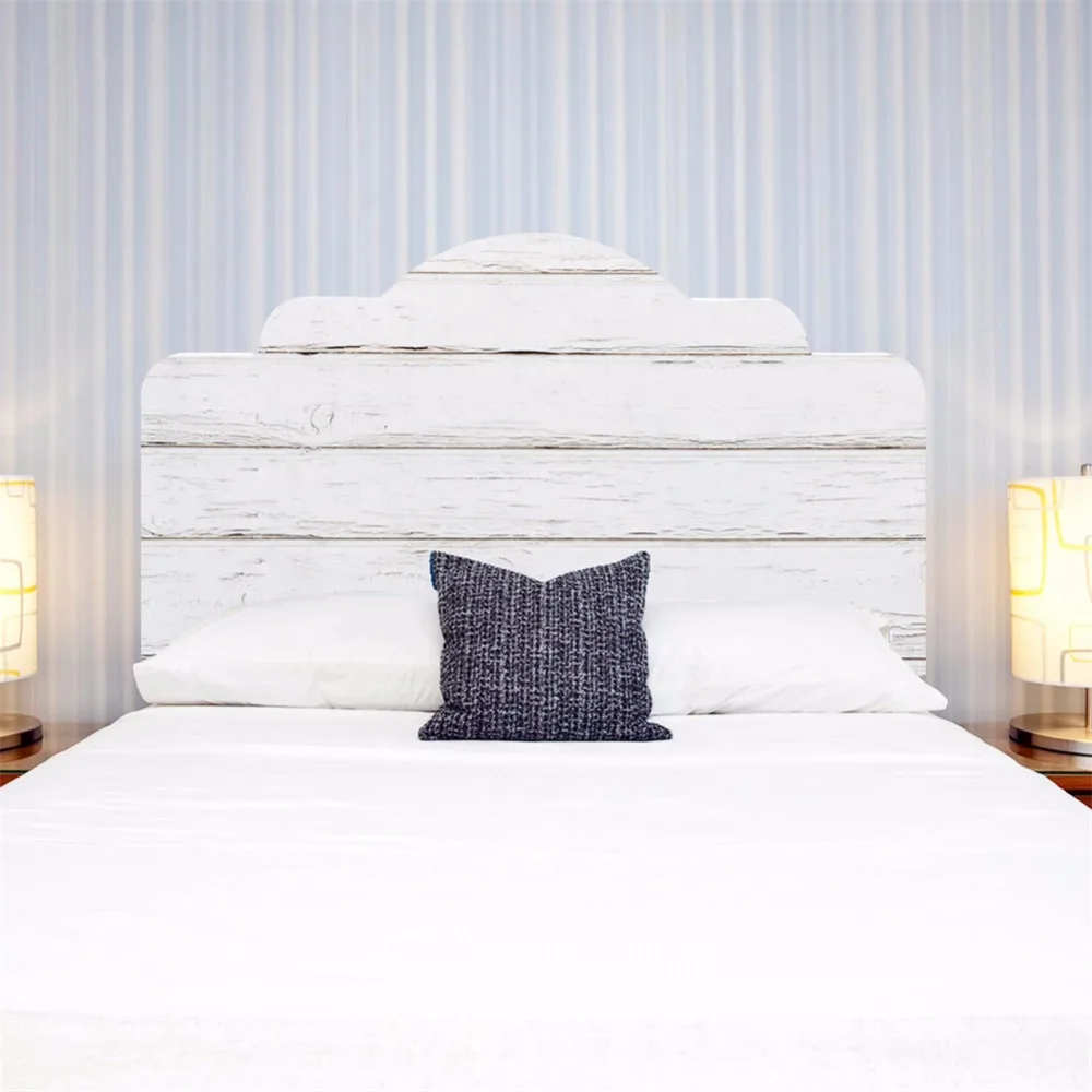 Yanqiao Nordic Style Wood Headboard Sticker Home Decoration Bedroom