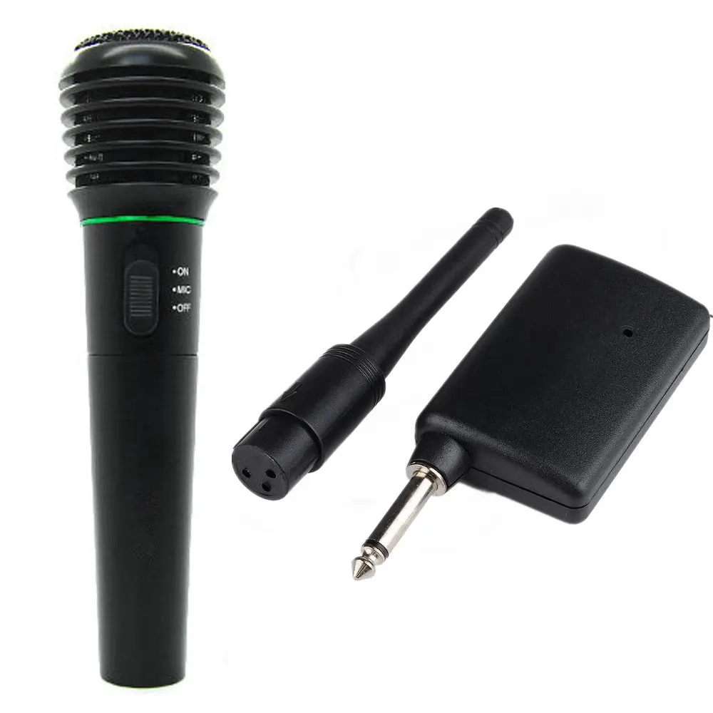 

2 in 1 Wired & Wireless Handheld Microphone Wireless & Wired Microphone Receiver Unidirectional
