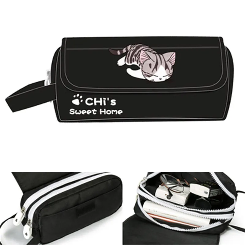 CHI'S SWEET HOME Chi Cat Pouch Wallet Purse Bag Fans Cosmetic Stationery Pencil Bag Girls Boys Gift Back School Hand Bag Cosplay - Цвет: Style 4