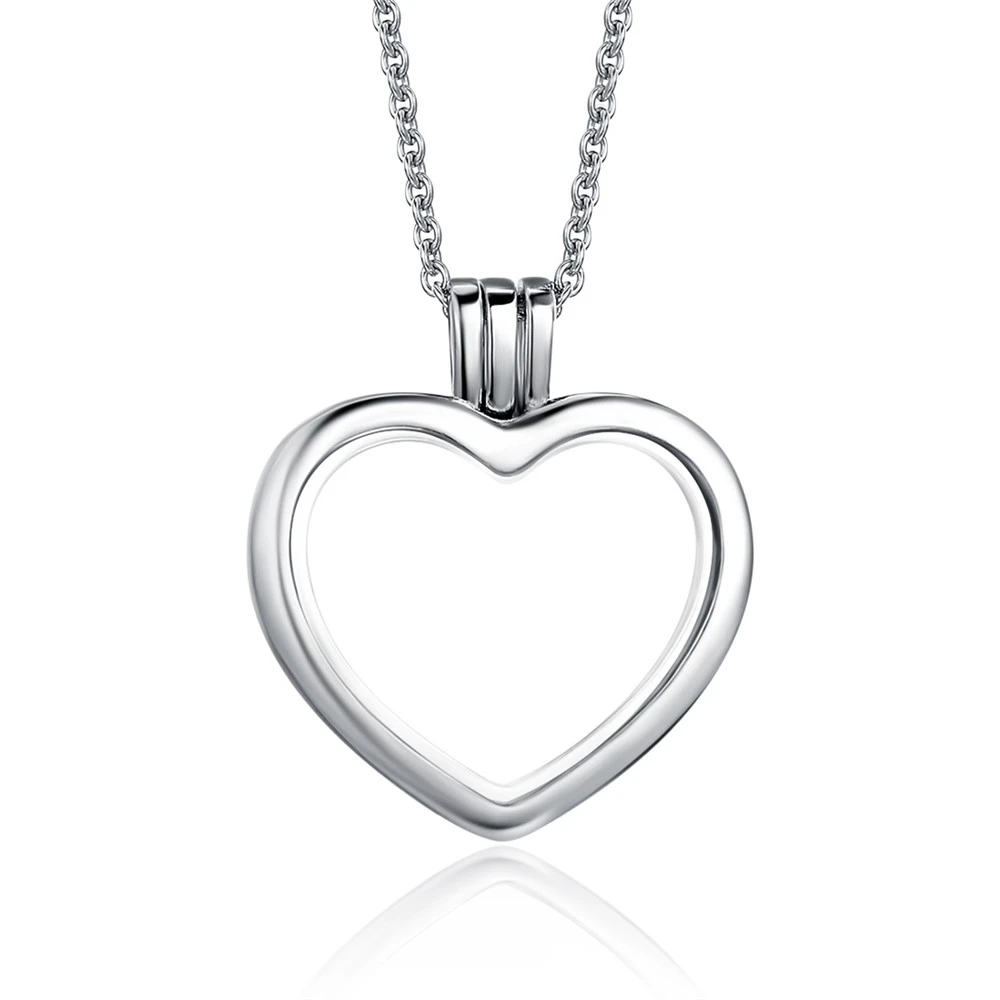 925 пробы серебро небесное, любовь и семья, навсегда сердца Petites fit Memory Box ожерелье стерлингового серебра ювелирные изделия аксессуары