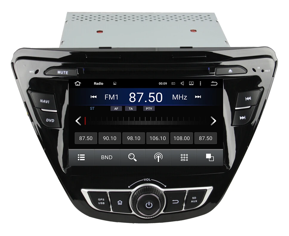 

Octa Core 4G RAM 1024*600 Android 9.0 CAR DVD GPS For Hyundai Elantra 2014 with 3G Wifi Multimedia Bluetooth Radio Audio Stereo